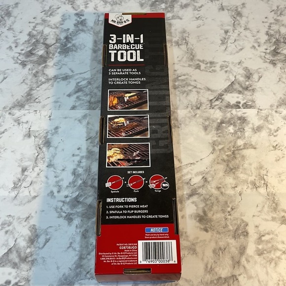 Mr. Bar-B-Q 3-in-1 Barbecue Tool - Picture 2 of 6